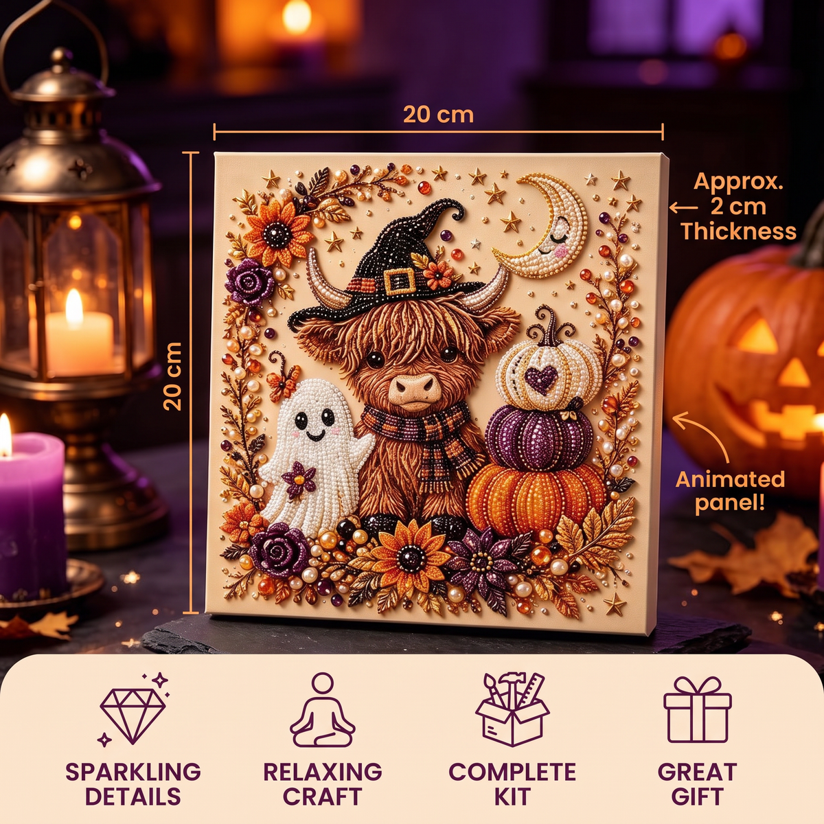 DIY Halloween Diamond Painting Kit