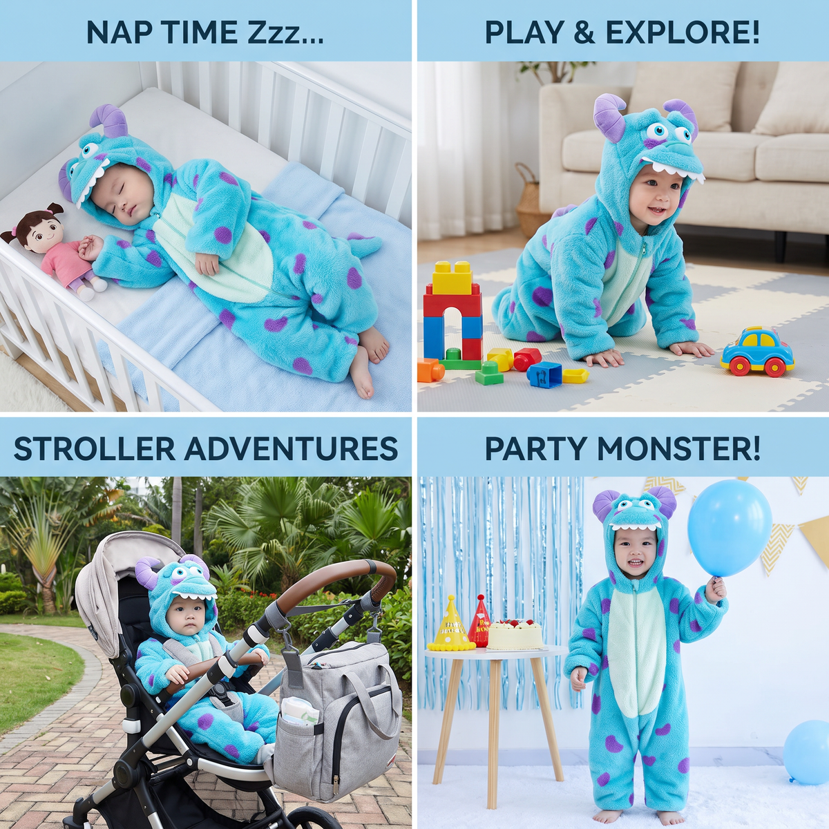 Cozy Fluffy Costume for Babies & Toddlers