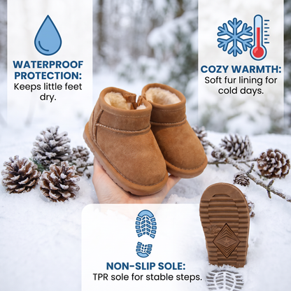 Cozy Waterproof Winter Boots with Non-Slip Soles