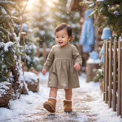 Cozy Waterproof Winter Boots with Non-Slip Soles