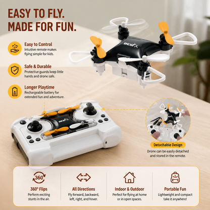 Mini Drone – RC Stunt Flyer for Kids