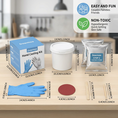 3D Hand Casting Kit for Families & Couples – Family Keepsake Set