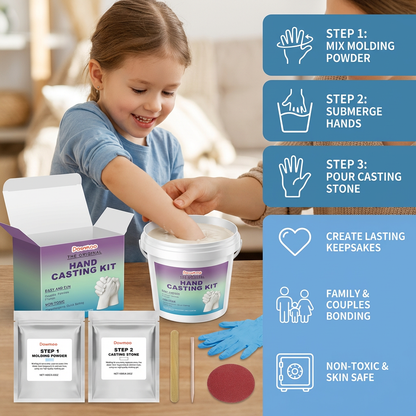 3D Hand Casting Kit for Families & Couples – Family Keepsake Set