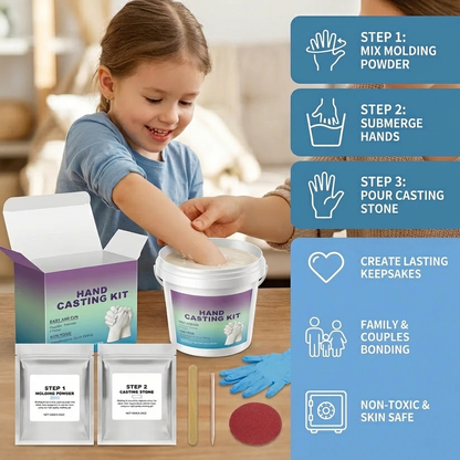 3D Hand Casting Kit for Families & Couples – Family Keepsake Set