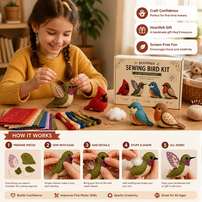 DIY Plush Sewing Kit – Make Your Own Cute Character