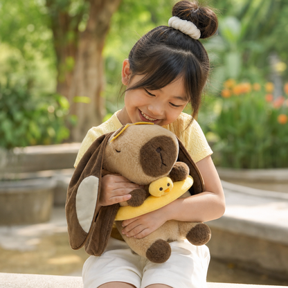 Breathing Capybara Plush Toy – Soft & Cuddly Sleep Companion