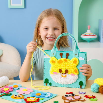 Kids DIY Plush Tote Bag Craft Kit