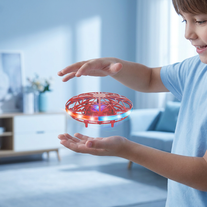 Motion-Sensing LED UFO Flying Drone