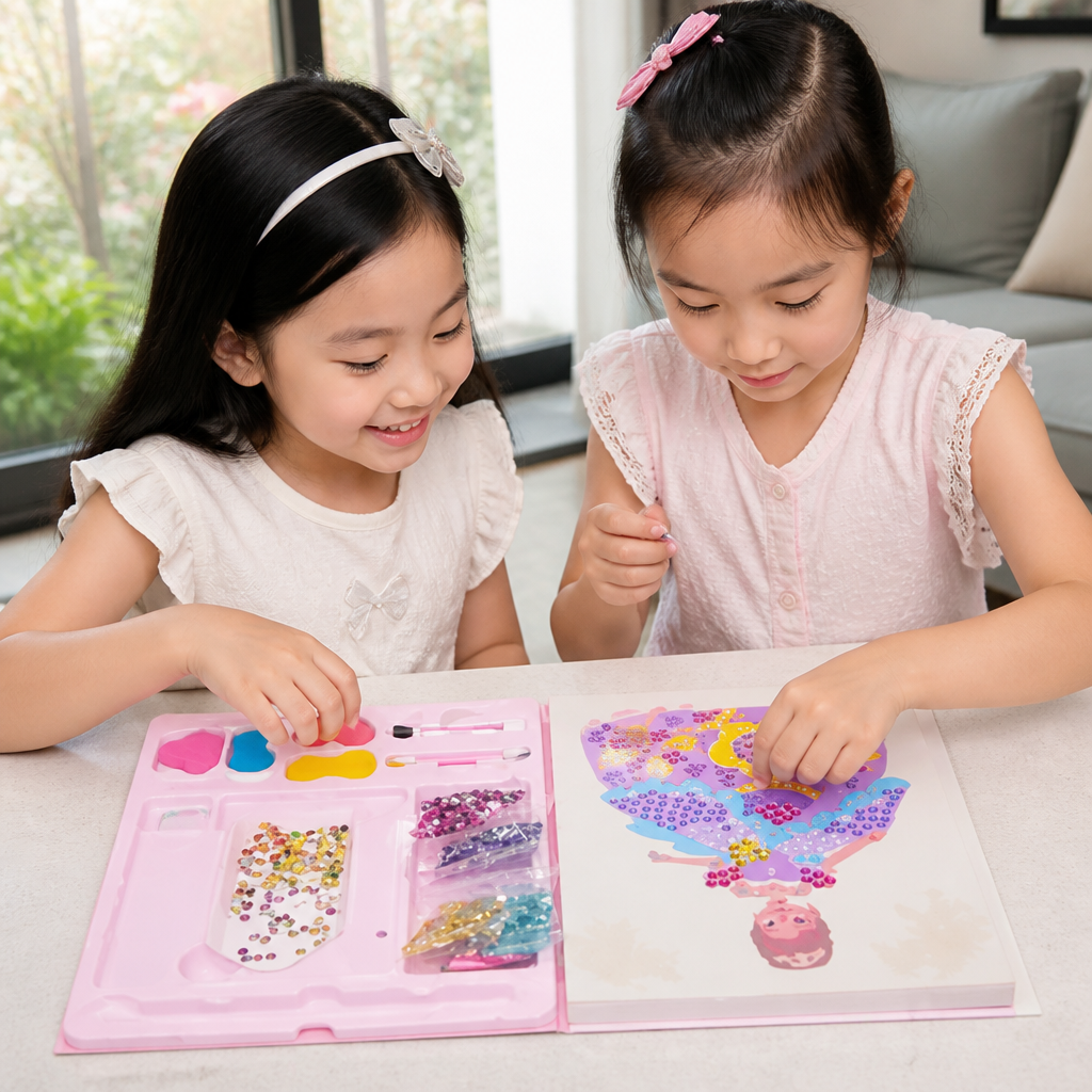 Princess Diamond Painting & Foil Art Book Craft Kit