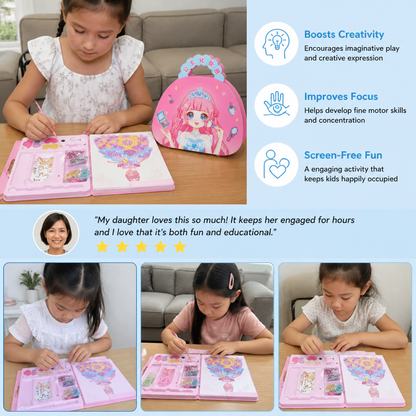 Princess Diamond Painting & Foil Art Book Craft Kit
