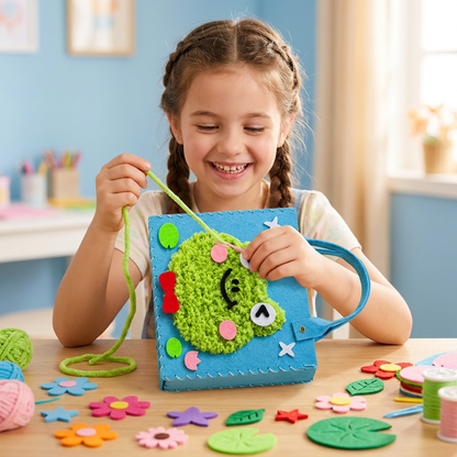 Kids DIY Plush Tote Bag Craft Kit