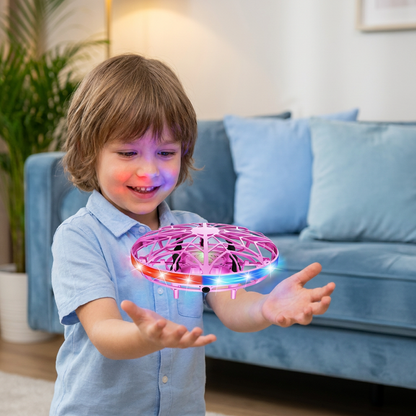 Motion-Sensing LED UFO Flying Drone