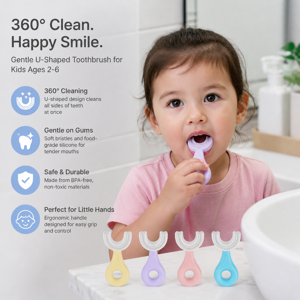 Kids’ U-Shaped Toothbrush