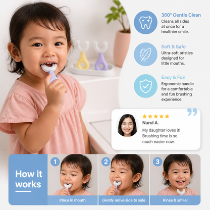 Kids’ U-Shaped Toothbrush