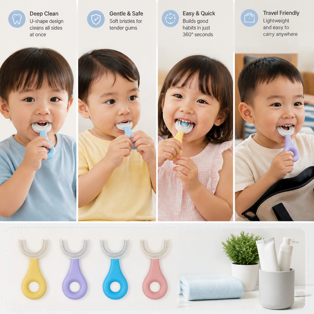 Kids’ U-Shaped Toothbrush