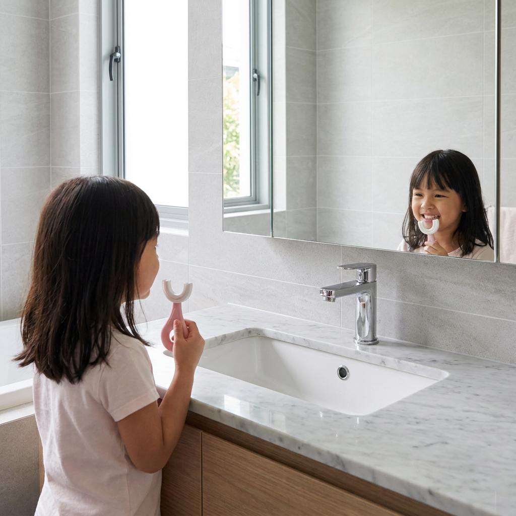 Kids’ U-Shaped Toothbrush