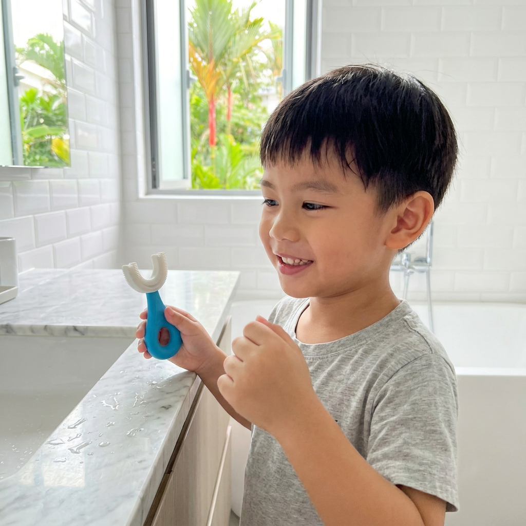 Kids’ U-Shaped Toothbrush