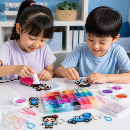 Premium Fuse Beads Set with Crafting Tools – DIY Arts & Crafts Kit