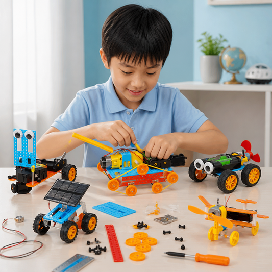 5-in-1 DIY Educational STEM Vehicle Building Kit