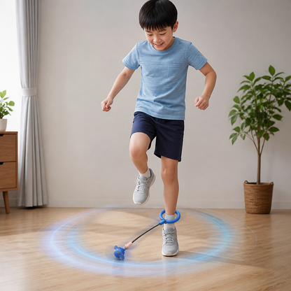 3-in-1 LED Skip Ball with Jump Counter & Timer for Kids