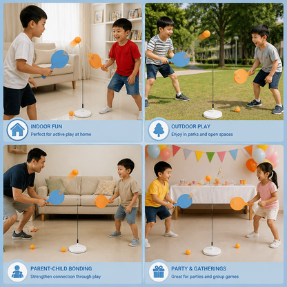 Interactive Light-Up Table Tennis Game for Kids