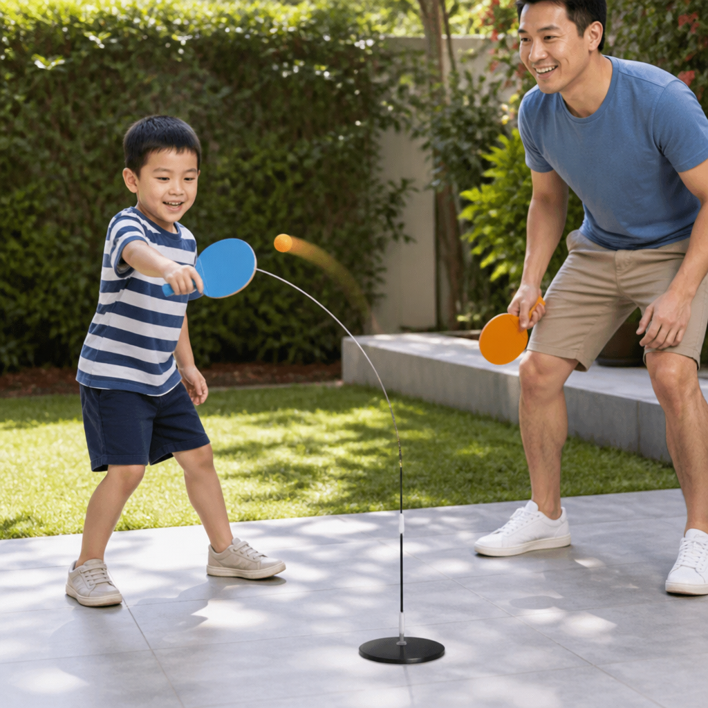 Interactive Light-Up Table Tennis Game for Kids