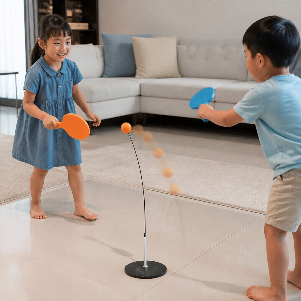 Interactive Light-Up Table Tennis Game for Kids
