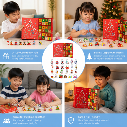 Christmas Ornament Building Blocks Advent Calendar