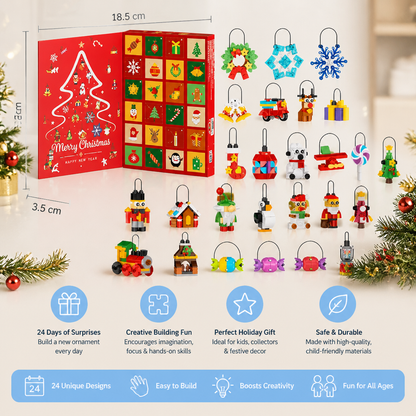 Christmas Ornament Building Blocks Advent Calendar