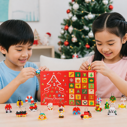 Christmas Ornament Building Blocks Advent Calendar