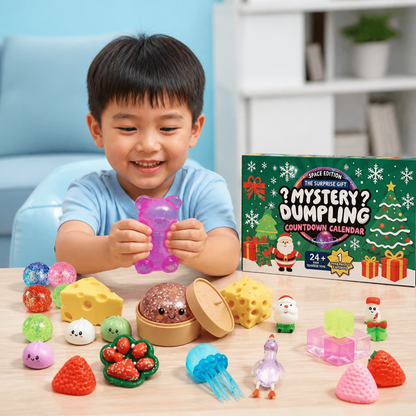Christmas Squishy Advent Calendar for Kids