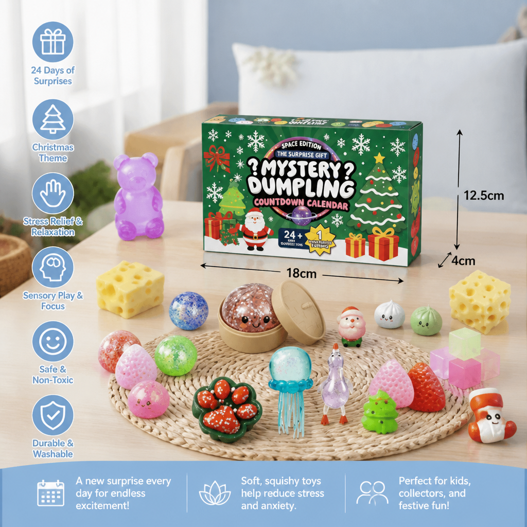 Christmas Squishy Advent Calendar for Kids