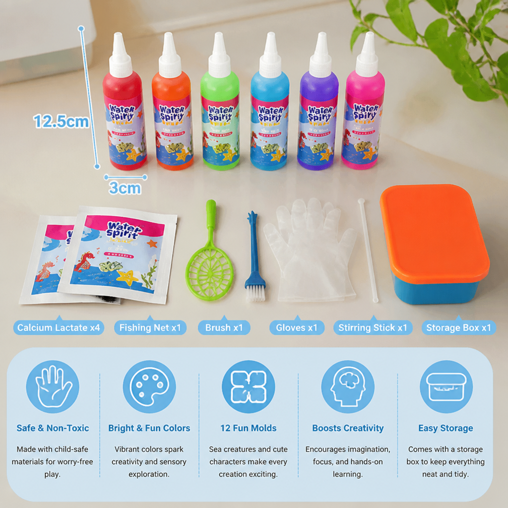 DIY Water Jelly Kit with Gels & Molds