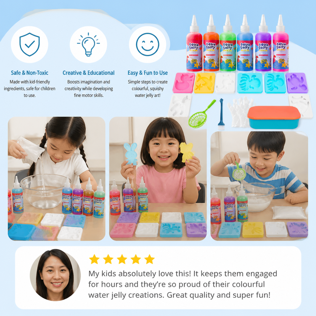 DIY Water Jelly Kit with Gels & Molds