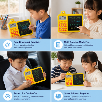Interactive Math Drawing & Erase Learning Set for Kids