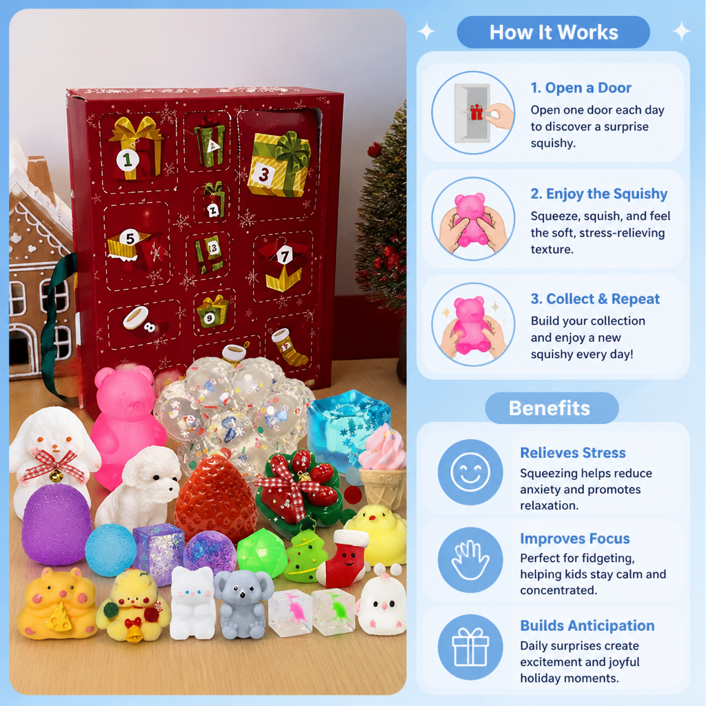 24-Days Premium Squishy Advent Calendar