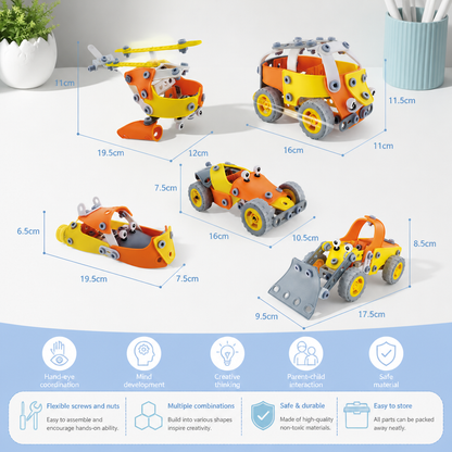 STEM Flexible Screw & Nut Building Blocks Set