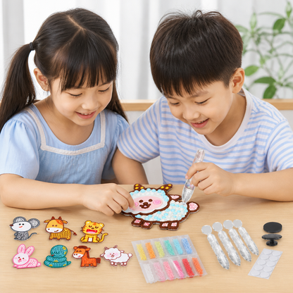 DIY Dot Bead Sticker Art Kit for Kids