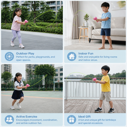 Interactive Flying Rope Toy for Kids