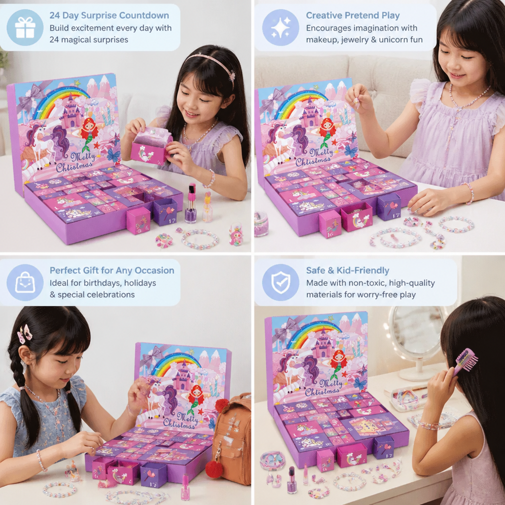 Unicorn & Princess Surprise Advent Calendar for Girls