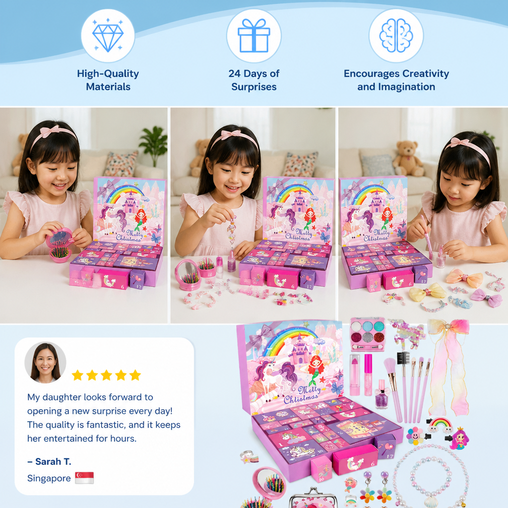 Unicorn & Princess Surprise Advent Calendar for Girls