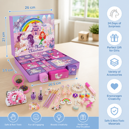 Unicorn & Princess Surprise Advent Calendar for Girls