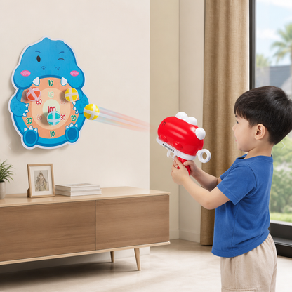Dinosaur Sticky Ball Shooter – Target Shooting Game for Kids
