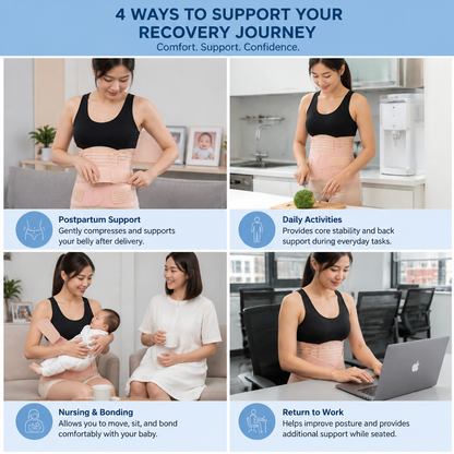 3-in-1 Postpartum Belly Support & Recovery Wrap
