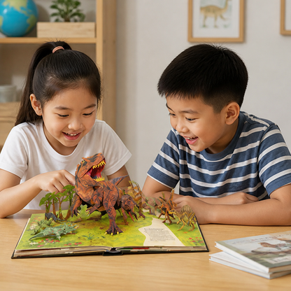 Interactive 3D Pop-Up Dinosaur Encyclopedia