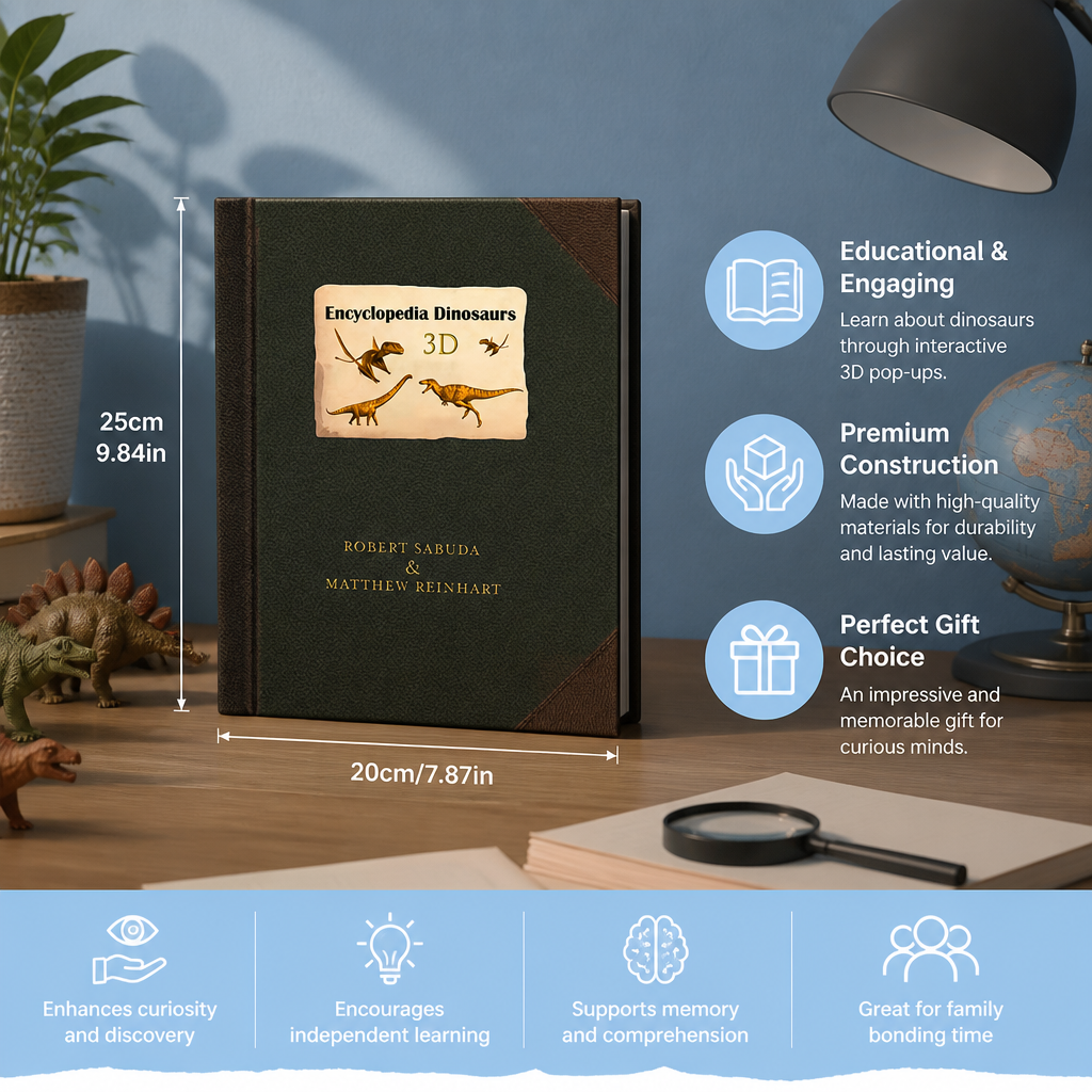 Interactive 3D Pop-Up Dinosaur Encyclopedia