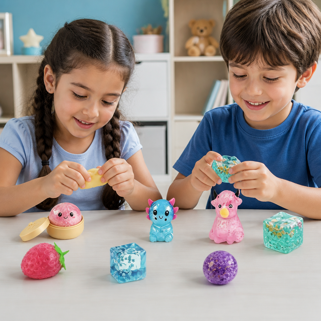 Premium Squishy Fidget Toy Set – 8 Sensory Toys