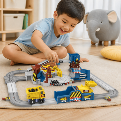 Interactive Electric Quarry Adventure Train Set