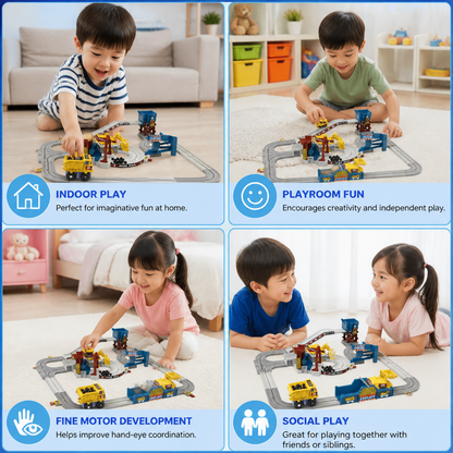 Interactive Electric Quarry Adventure Train Set