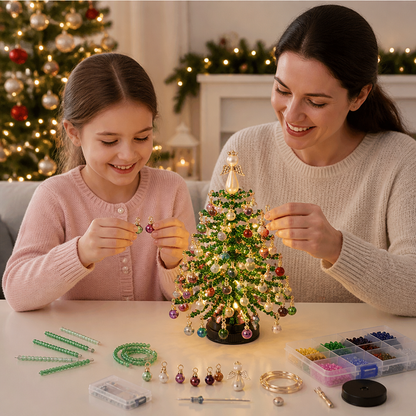 DIY Crystal Beaded Christmas Tree Craft Kit